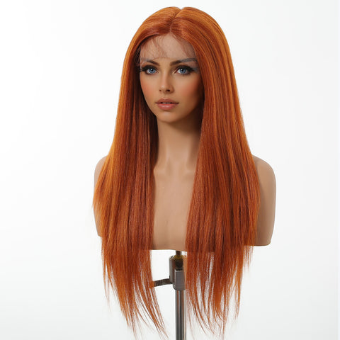 【Early Black Friday】Dwy T-Part Lace Wig - Elegant Mixed Brown Style for Black Women