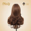 Tansy-DWY Machine Made Light Brown Long Wavy Glueless Synthetic Wig