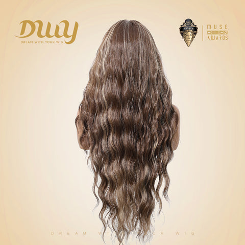 Evelyn-DWY 13×6  Libera  Free Part Long-Length Water Wave Glueless Synthetic Wig