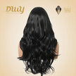 Ciera H-DWY Lace Front Middle Part Long Wavy Brown Glueless Synthetic Wig