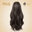 DWY Free Part Long Length Wavy Brown Hair Wig