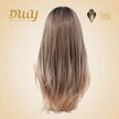 Pre Order!Cori-NEW! DWY 13×4 Lace Front Free Part Long-Length Straight Pink Brown Glueless Synthetic Wig
