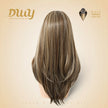 Pre Order!Cori-NEW! DWY 13×4 Lace Front Free Part Long-Length Straight Pink Brown Glueless Synthetic Wig