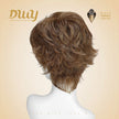 (Us Only)Aria-DWY Mono Lace Front Free Part Brown Short Pixie Synthetic Wig