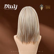 Magnolia-DWY MiraScalp 14-Inch Short Platinum Blonde Bob Wig