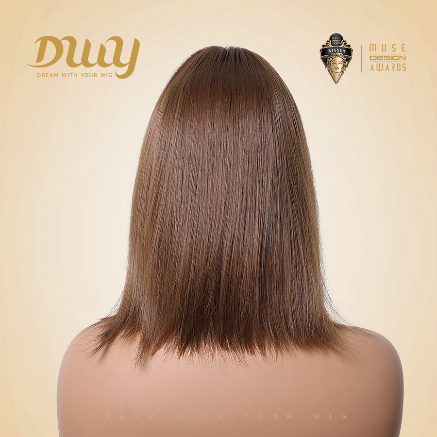 DWY 13 Inches Bob Mixed Color Synthetic Wig