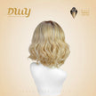 Eliana-DWY Mono Lace Front Free Part Short Rooted Blonde Synthetic Wig