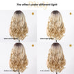 [CLEARANCE SALE] Zoe H-DWY Lace Front T Part Water Wavy Blonde Dyed Version Glueless Synthetic Wig