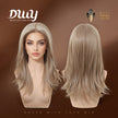 Isolde (lace) C- DWY NEW DWY 13×4 Lace Front Free Part Mid-Length Straight Blonde Glueless Synthetic Wig