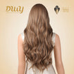 (Us Only)Sunday-DWY Light Caramel Blonde Tresses Wavy Synthetic Wig With Bangs