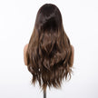Lila-DWY  Synthetic Lace Front Brown HD Lace Body Wave Pre Plucked Glueless Wig