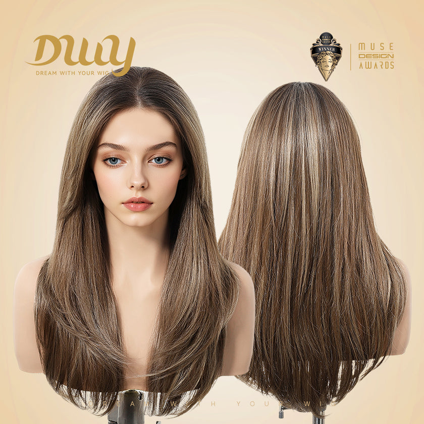 Talia C-DWY 13×6 Lace Front Free Part Long Straight Glueless Synthetic Wig