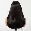 Maribel-DWY Machine Made Mid-Length Curly Black Glueless Synthetic Wig with Bangs for Women 16 Inches
