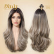 Liora-DWY SkinWeft Mono Lace Front Free Part Straight Glueless Synthetic Wig