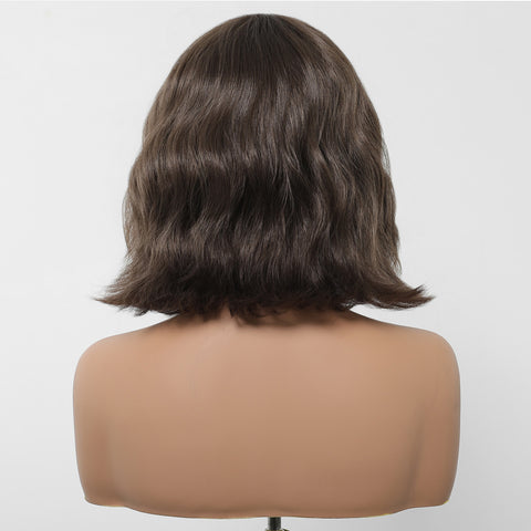 【Early Black Friday】DWY Fluffy Bob with Bangs – Cute Synthetic Wig