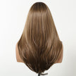 [LIMITED CLEARANCE]  DWY Machine Made Brown Straight Realistic Cute Hair Glueless Synthetic Wig for Women 24 Inches Pixie Cut Wigs Shaggy Wig Deep Wavy Wigs Deep Wave Wigs