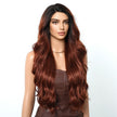 Payton-DWY Reddish Brown Tresses Wave Side Part Wig