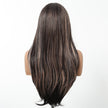 DWY Frontal Lace Layered Mixed Brown Natural Synthetic Wig