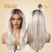 DWY Devi-DWY 13x6 Lace Front Free Part Mid-Length Straight Blonde Glueless Synthetic Wig