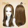 Morita-DWY Mono Lace Front Free Part Long Highlighted Blonde Synthetic Wig