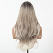 DWY Ash Blonde Middle Part Synthetic Wig - Chic & Versatile Elegance