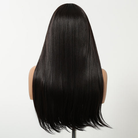 【Year End Sale】Dwy Elegant Natural Black Synthetic Wig