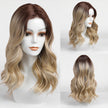 Remi-DWY Mono Lace Front Free Part Ombre Blonde Mid-Length Glueless Synthetic Wig