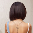 DWY wigs 8 Inch black brown short straight wig for women DWY