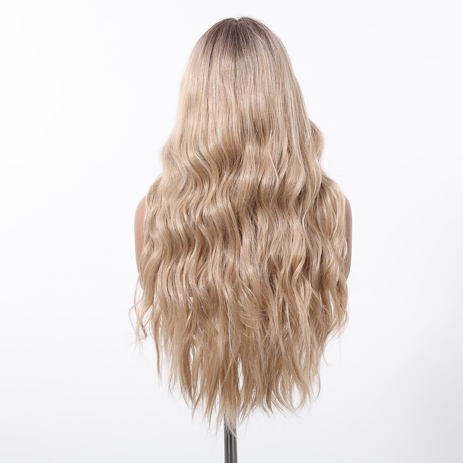 Adalynn-DWY  Synthetic Lace Front Brown HD Lace Body Wave Pre Plucked Glueless Wig