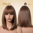 DWY 13 Inches Bob Mixed Color Synthetic Wig