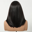 DWY Chic Chin-Length Layered Brown Synthetic Wig with Bangs