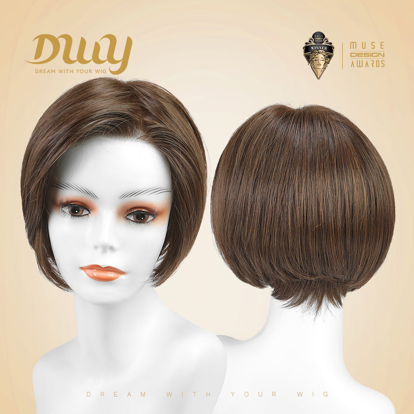 Kyla-DWY Mono Skin Weft Lace Front Free Parting Pixie Cut Glueless Synthetic Wig