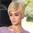 Bella-DWY Mono Lace Front Free Part Blonde Pixie Synthetic Wig