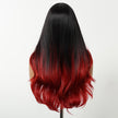 DWY Jet Black & Red Mixed Synthetic Wig