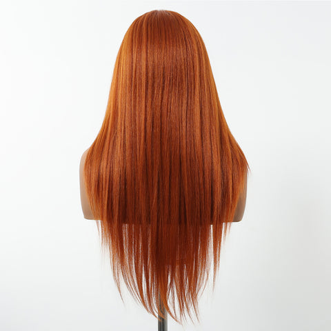【Early Black Friday】Dwy T-Part Lace Wig - Elegant Mixed Brown Style for Black Women