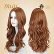 Bonnie C-DWY Mono Lace Front Free Part Mid-Length Curly Reddish Brown Glueless Synthetic Wig