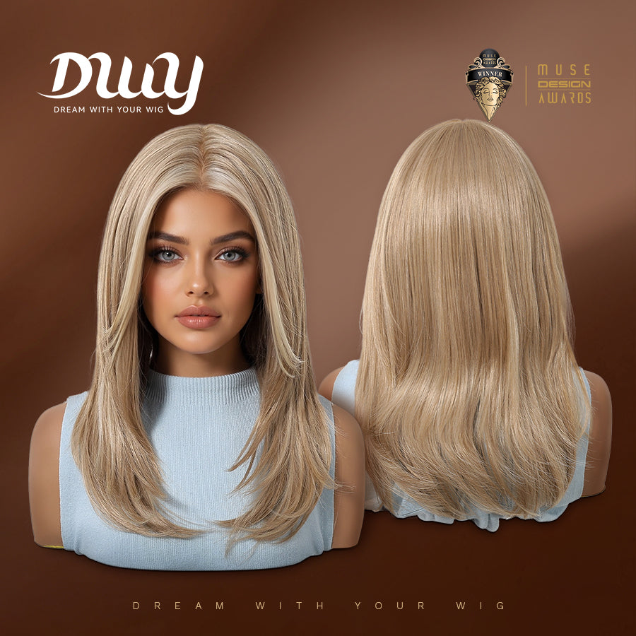 Isolde-DWY 18-Inch Glueless Lace Front Synthetic Wig