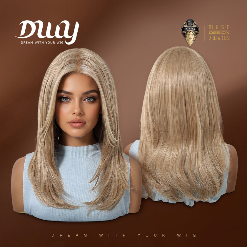 Isolde-DWY 18-Inch Glueless Lace Front Synthetic Wig