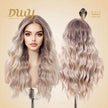 Zoey-DWY Lace Front T-Part Ombre Blonde Long Wavy Synthetic Wig