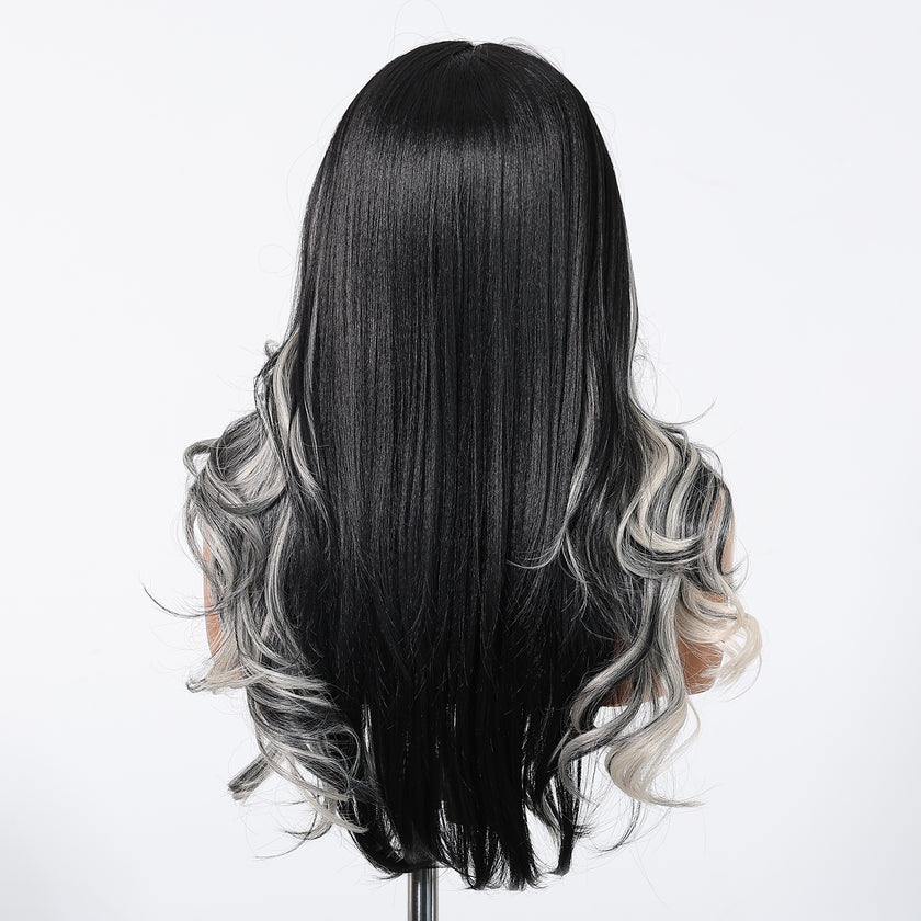 DWY Synthetic Lace Front Body Wave Wig – Glueless Wig with Black HD Lace