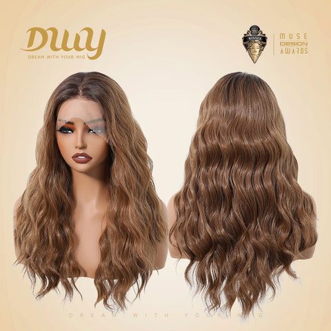 DWY Kamala-DWY 13×6 Lace Front Glueless Synthetic Wig 22 Inches Mid-Length