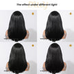 【CLEARANCE SALE】Jeti DWY Machine Made Long length Layer cut Hairstyle Black Glueless Synthetic Wig 20 Inch