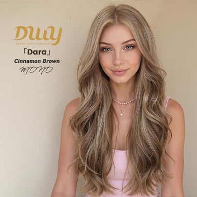 Dara - DWY Mono Lace Front Free Part Long Wavy Glueless Synthetic Wig 28 Inch