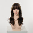 Solana C-DWY New Technology! Bionic Silk Top 20-Inch Long Wave Light Brown Glueless Synthetic Wig
