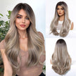 Liora-DWY SkinWeft Mono Lace Front Free Part Straight Glueless Synthetic Wig