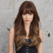 Isla-DWY Long Wavy Synthetic Wig With Bangs 26 Inch
