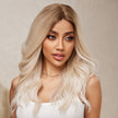 DWY Lace front 20 Inch ombre white long curly wig for women DWY-BL66091-1