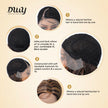 DWY Gaia-DWY Left Side Part Lace Front Mid Length Dark Brown Curly Glueless Synthetic Wig