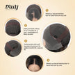 Amaris C-New! DWY 13×4 Lace Front Free Part Long-Length Straight Brown with Blonde Highlights Beautiful Layer Glueless Synthetic Wig for Women 24 Inches