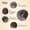 DWY-Lyra Rose Mixed Blonde Free Parting 13*6 Lace Synthetic Wig
